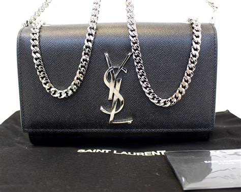 ysl bag with silver chain|yves saint laurent chain bag.